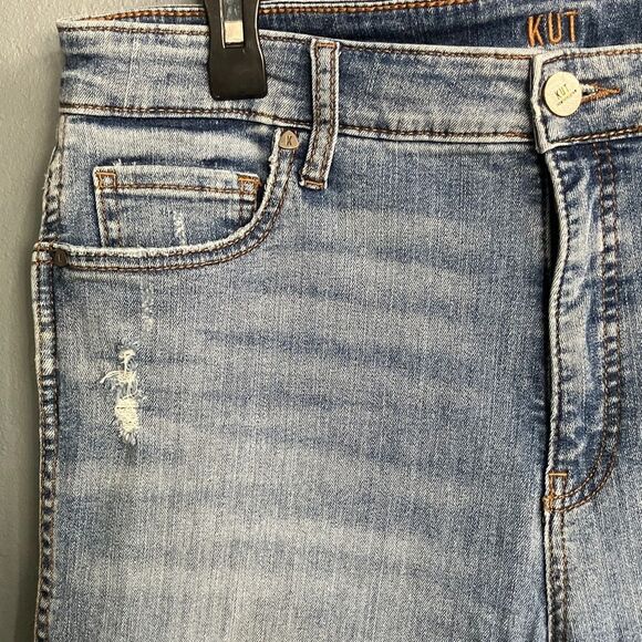 Kut from the Kloth “Fab ab high rise skinny” Blue Women's Jeans size 14 #713 - Picture 4 of 11